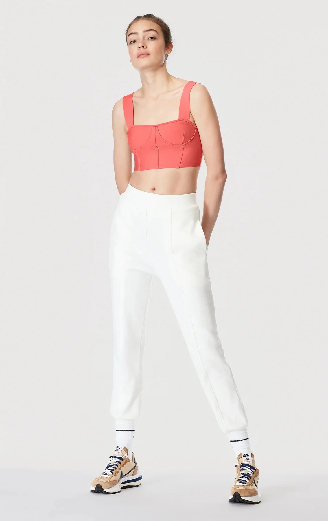 Сексуальный бандажный топ с открытыми плечами и вырезом One Word черная коричневая