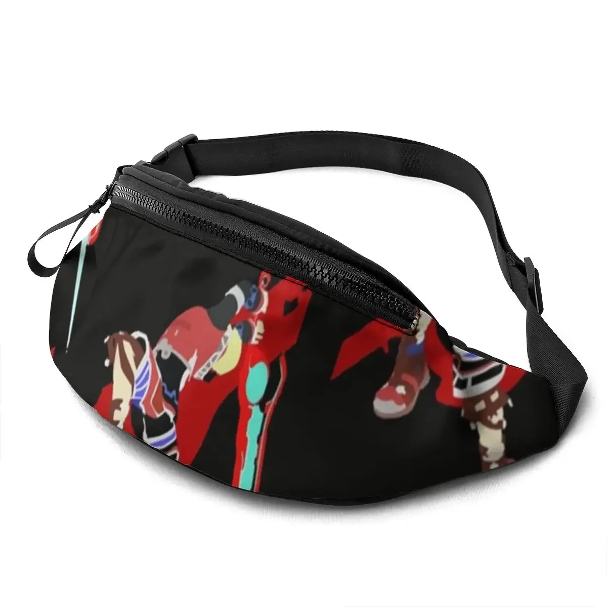 

Jojo Bizarre Adventure Waist Bag Funny Polyester Waist Pack Fishing Unisex Bag