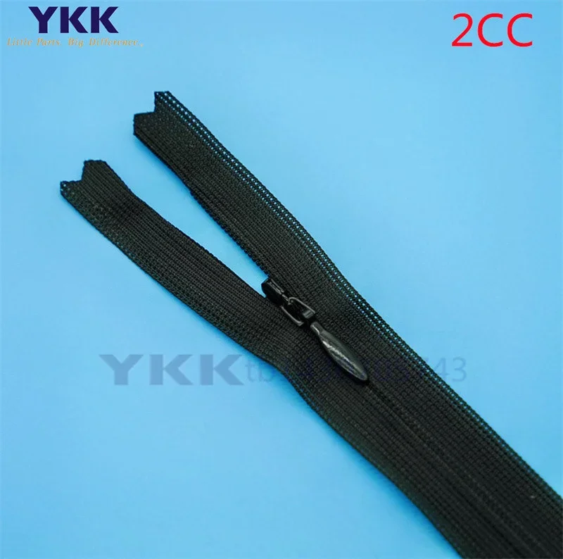 YKK 2 Невидимая молния с шелковым краем, свадебное платье с каплями воды, юбка, вечернее платье черного цвета 10, 12, 14, 16, 18, 20, 22, 24 дюйма (art.: 3920c88c6fffa) - 3920c88c6fffa