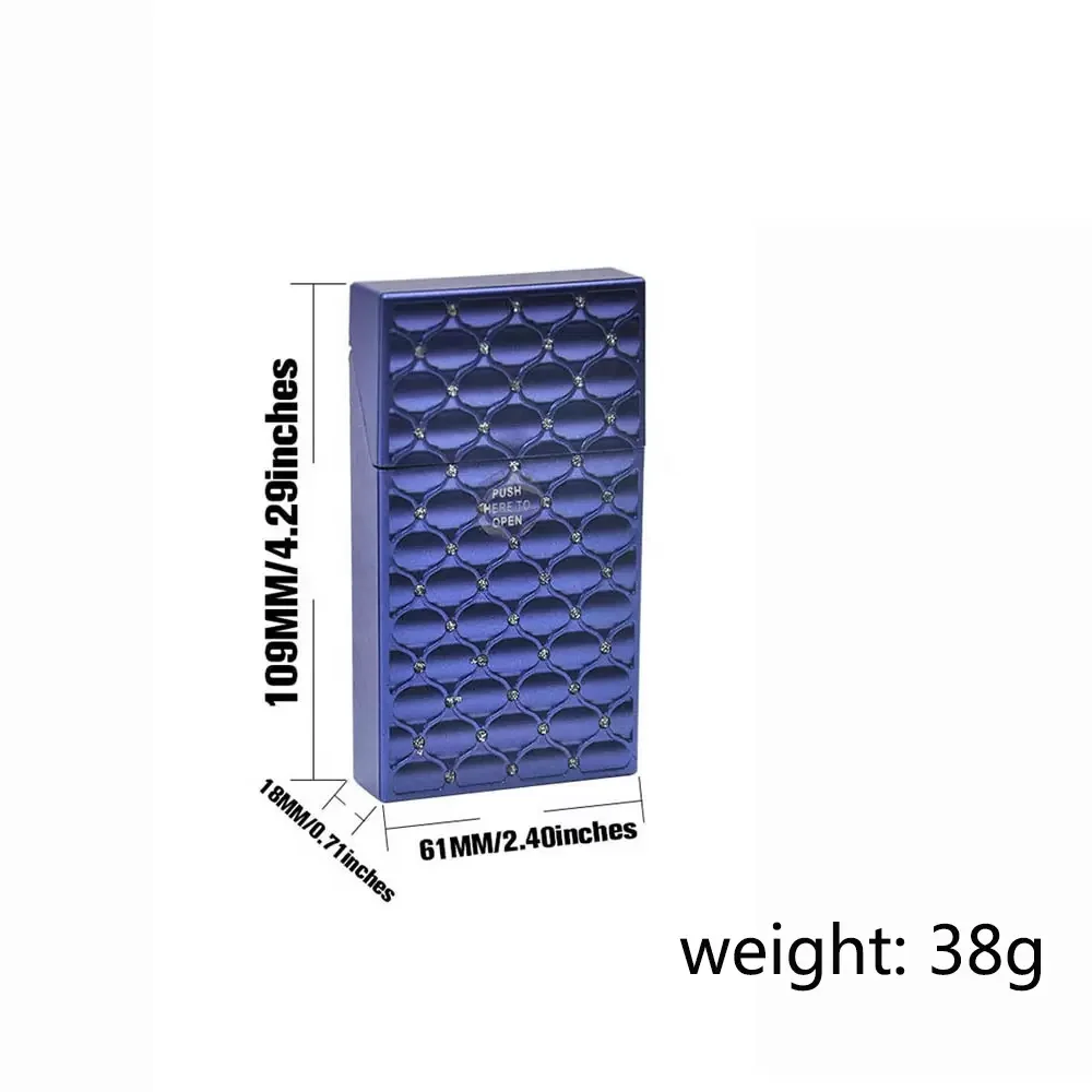 Чехол для сигарет Premium Diamond карманный размер обычный чехол 20