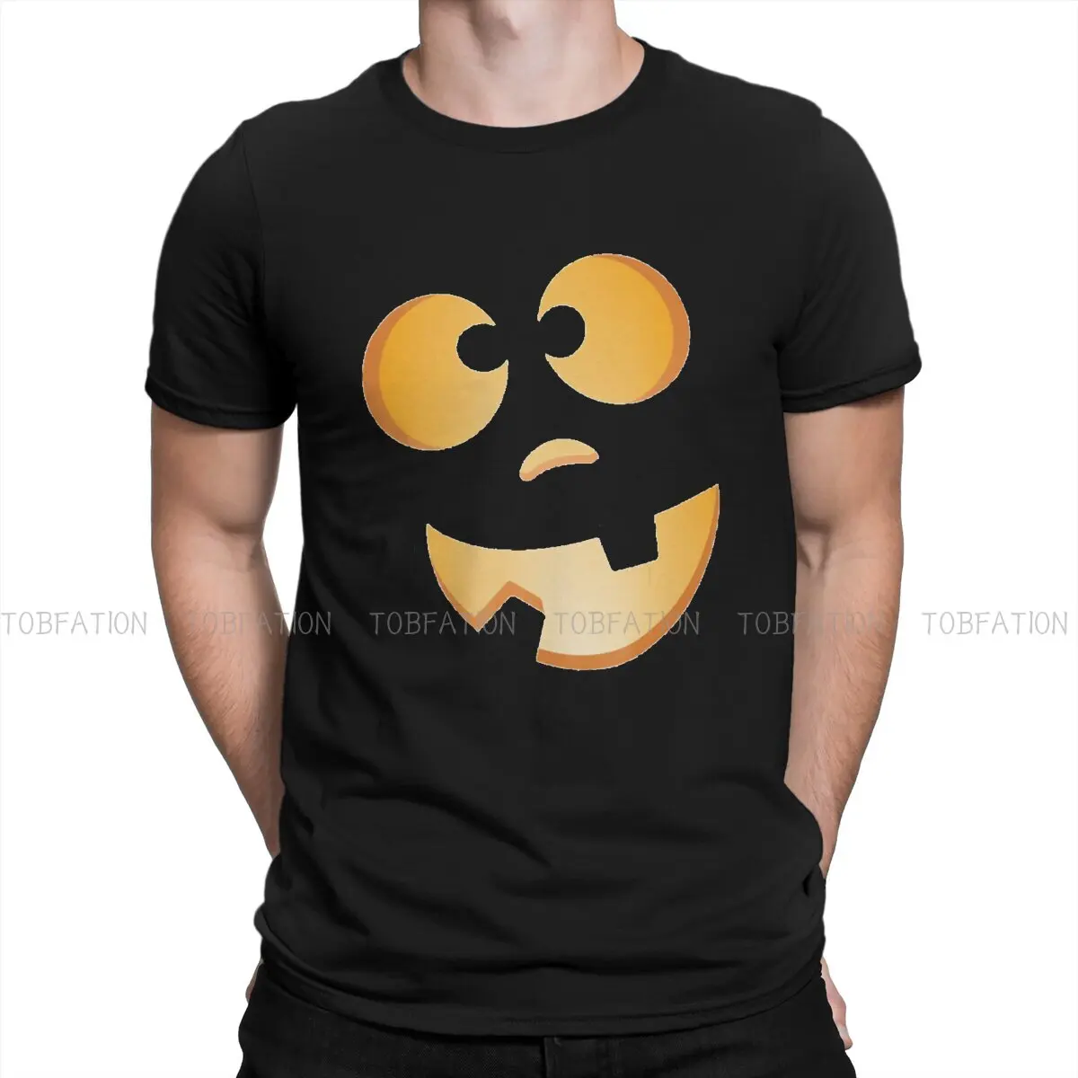 Disney Seven Dwarfs Film Creative TShirt for Men Dopey Halloween Pumpkin Jack Classic  Round Collar Basic T Shirt Gift Clothes