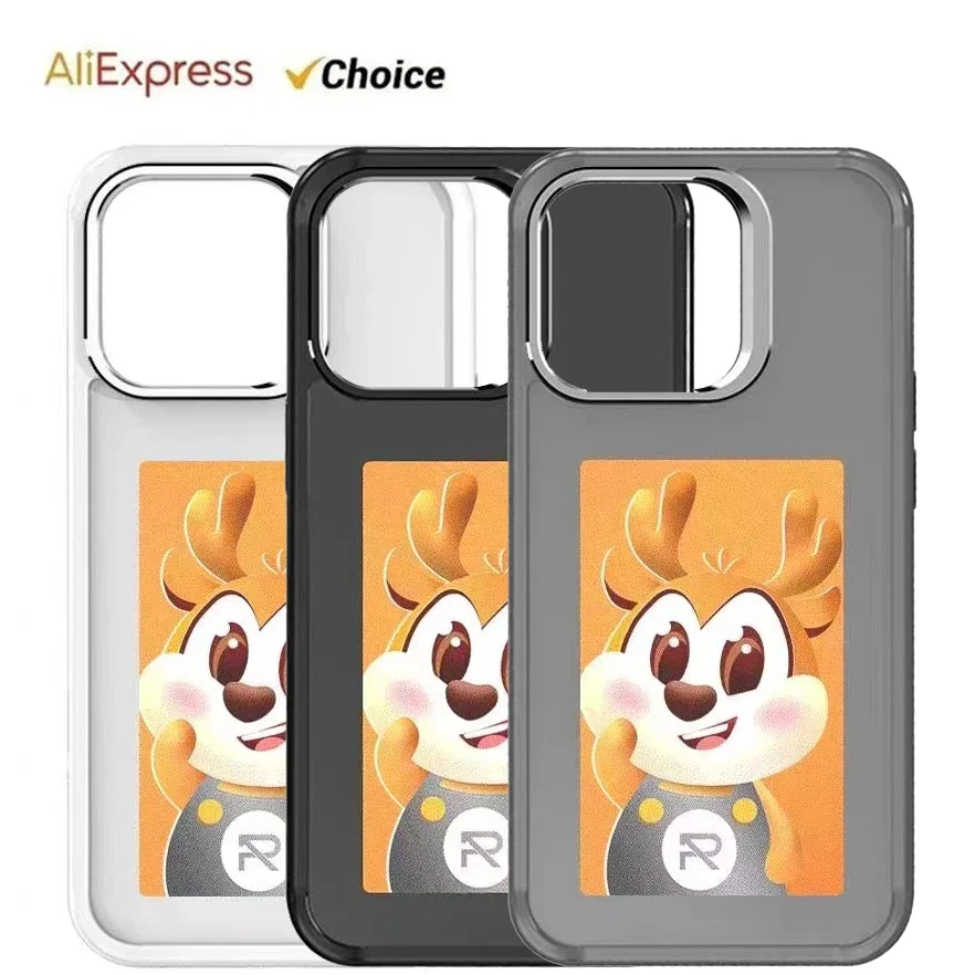 Функциональные Чехлы для смартфонов iphone 15 14 13 Pro Max E чернильный экран сделай сам