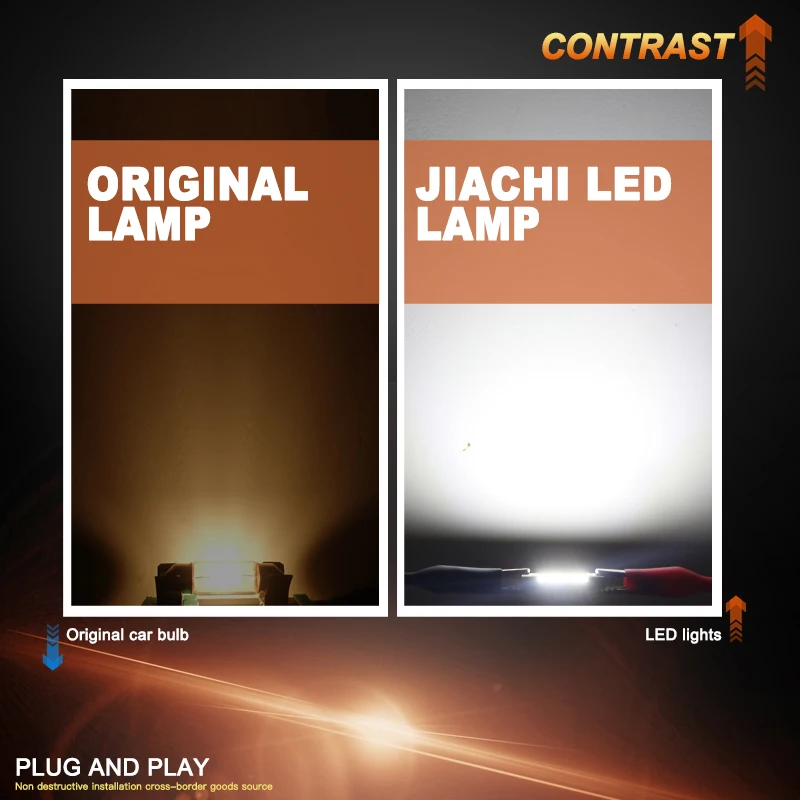 JIACHI 100 шт. автомобильные аксессуары 3014 чип 78SMD H16 H4 5202 PSX24W Светодиодная лампа