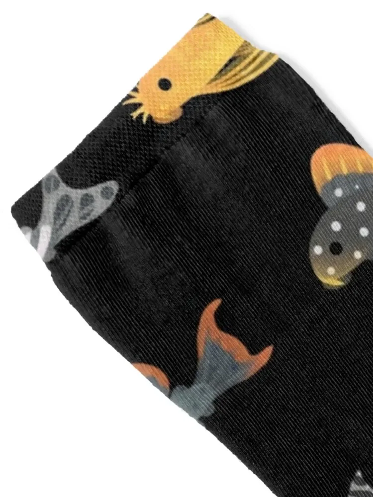 Pleco! -черные носки чулки мужские футбольные с принтом незаменимые для женщин и