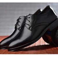 men casual shoes formal business round toe men dress shoes men microfiber leather oxford flats lace up fashion men shoes