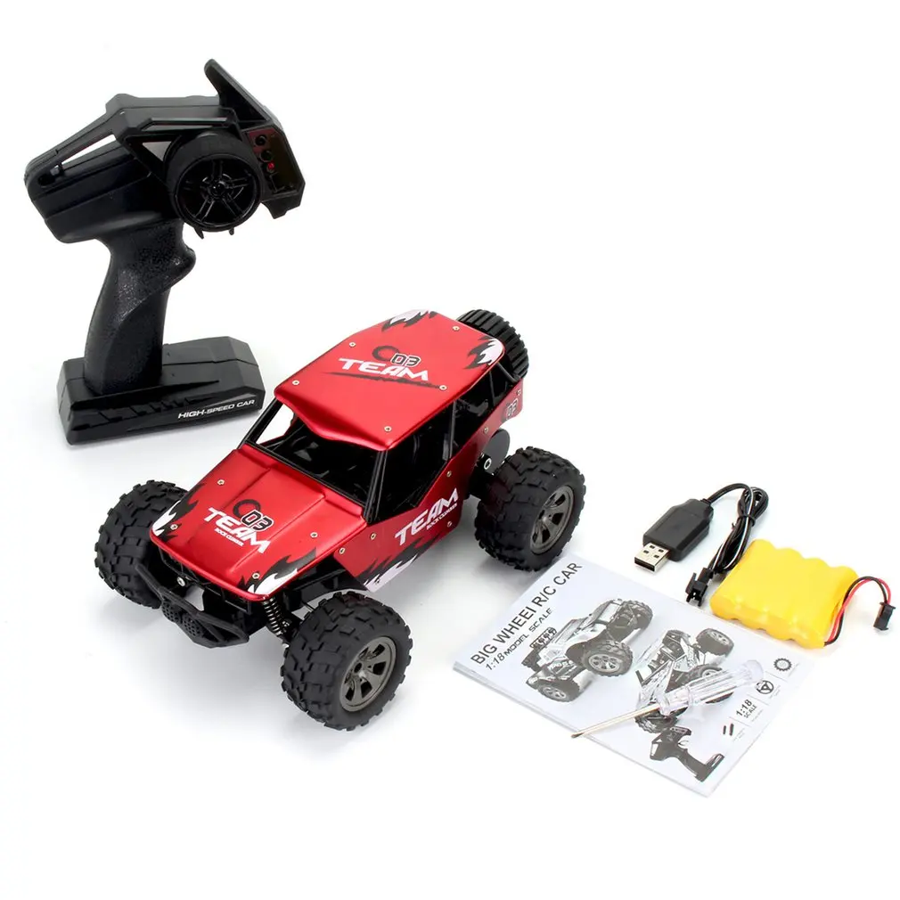 

Внедорожник для скалолазания из сплава 1:18, грузовик для скалолазания по пустыне, модель мощного двигателя, детская игрушка, 2,4 ГГц, автомоби...