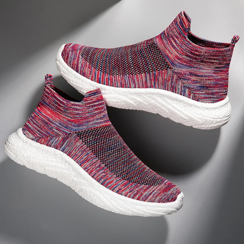 Дышащие Мужские Повседневные Кроссовки С Мягкой Сеткой Теннисные Туфли Без