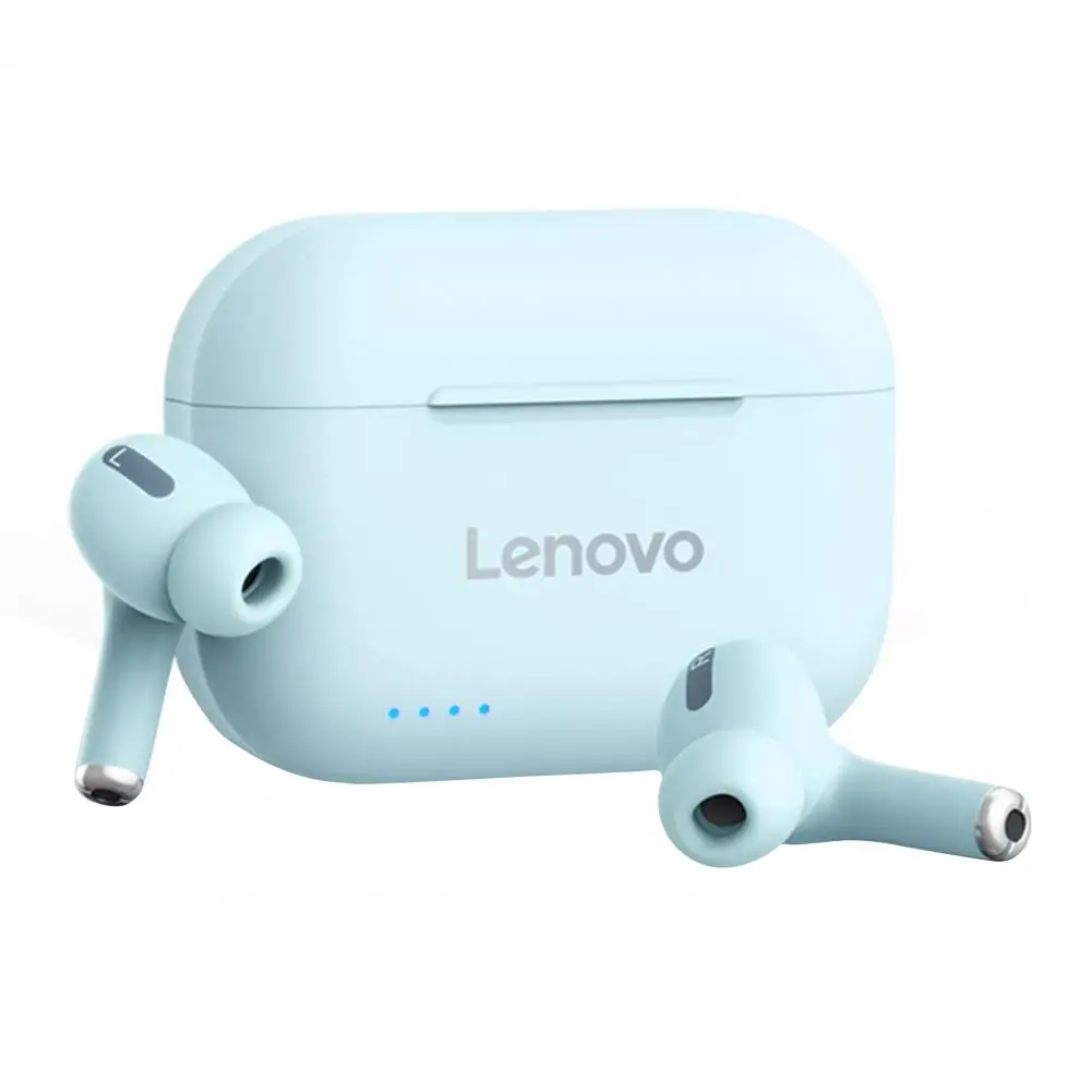 

2Pcs for Lenovo LP1S Wireless Earbuds Efficient Touch Control Stereo True Wireless Stereo HiFi Music In-ear Earphones with Mic