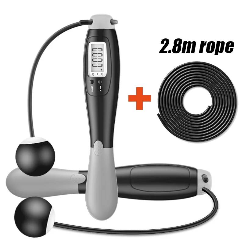 

Electronic Jump Counter Rope Cordless Set Body Skipping Skipping Rope Speed Screen Counting Smart Fitness Exercise Building