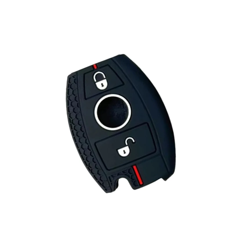 Фото Силиконовый чехол для смарт-ключа автомобиля Mercedes-Benz A, B, C, E-класса, GLS, GLA, GLK, GLC, CLS, CLA, AMG W204, W205, W212, W463, W176 №4