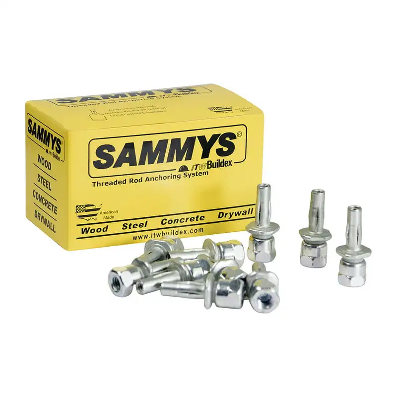 

Rod Anchor Super Screw with 3/8 in. Threaded Rod Fitting, for Steel Purlin(Pkg.=25)