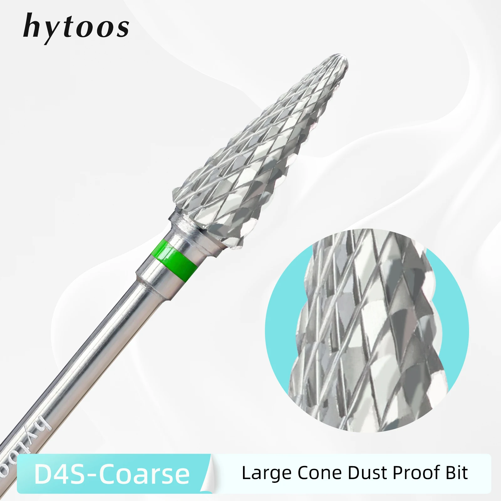 HYTOOS сверло для ногтей с крупным конусом 15 мм конические твердосплавные