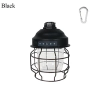 camping lamp metal hanging lanterns dimming light water proof led camp light lightweight rechargeable tent light for outdoor
