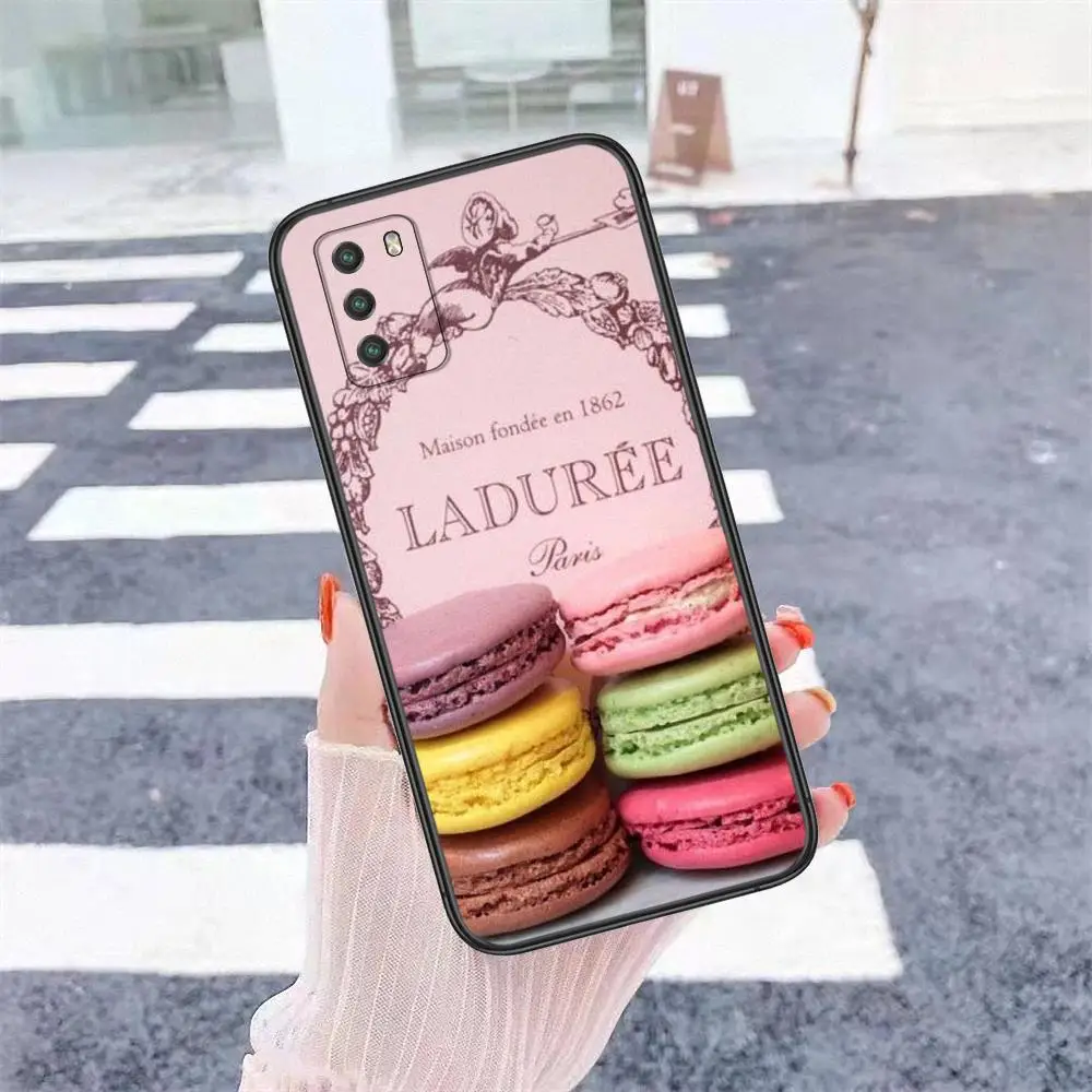 Чехол для мобильного телефона Bling Paris Laduree Macaron Moto Edge E 6 7 G 20 G30 Fast Lite Play Plus Power Pro Stylus