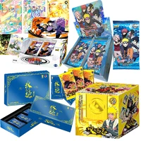 narutoes edition anime figures hero card uzumaki uchiha sasuke character card collection bronzing barrage flash cards boy gifts