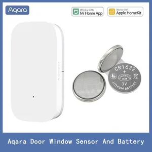 Aqara Door Window Sensor And CR2032 Battery Zigbee Wireless Connection Security Alarm System Suite Work With Mi App HomeKit APP