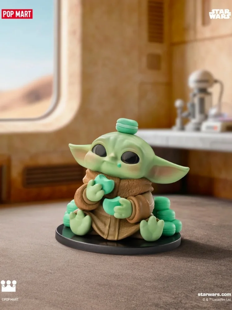 Фото Popmart Star Wars Grogu Tiny But Mighty Series: Коллекционная фигурка-сюрприз в закрытой упаковке, милая аниме-фигурка, подарок на день рождения №2