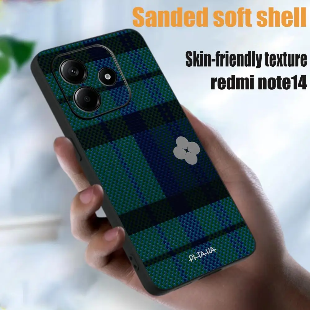 Фото Чехол для телефона PITAKA PITAKA для Xiaomi Redmi Note17 15 14 13 Pro Plus S 5G 14C A3, мягкий черный чехол для телефона №3