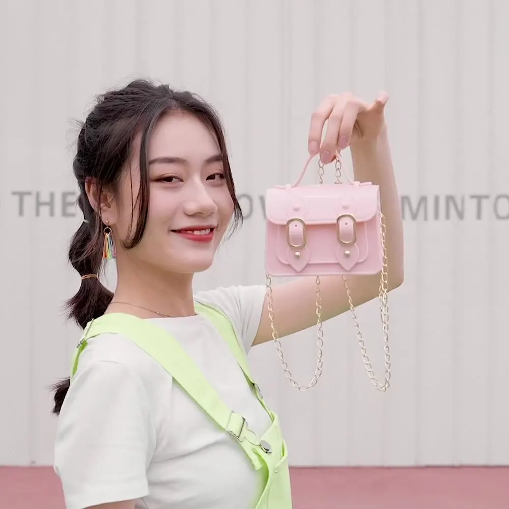Women Mini Handbags Jelly Tote Candy Color Crossbody Bags For Girls Ladies Messenger Bag Summer Shoulder Handbag Bolsa Feminina