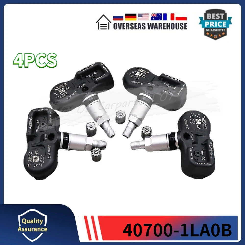 4 шт. датчик давления в шинах для NISSAN 370Z JUKE LEAF INFINITI EX35 FX37 G25 G37 Q40 Q70L QX50 QX56 QX70 QX80 |