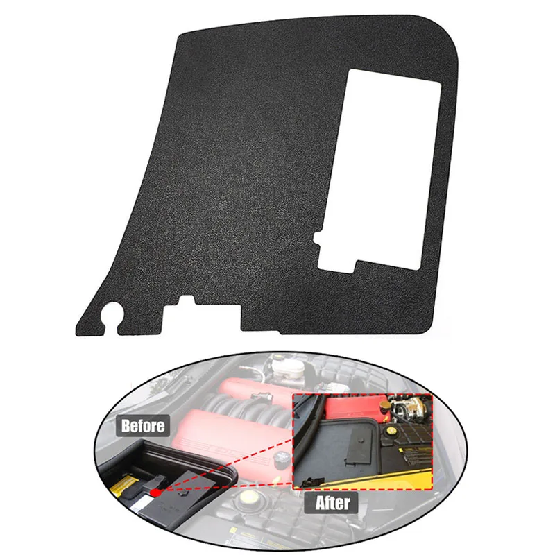 

Задняя крышка батарейного отсека из АБС-пластика для Chevrolet Corvette C5 1997 1998 1999 2000 2001-2004, черные Сменные аксессуары