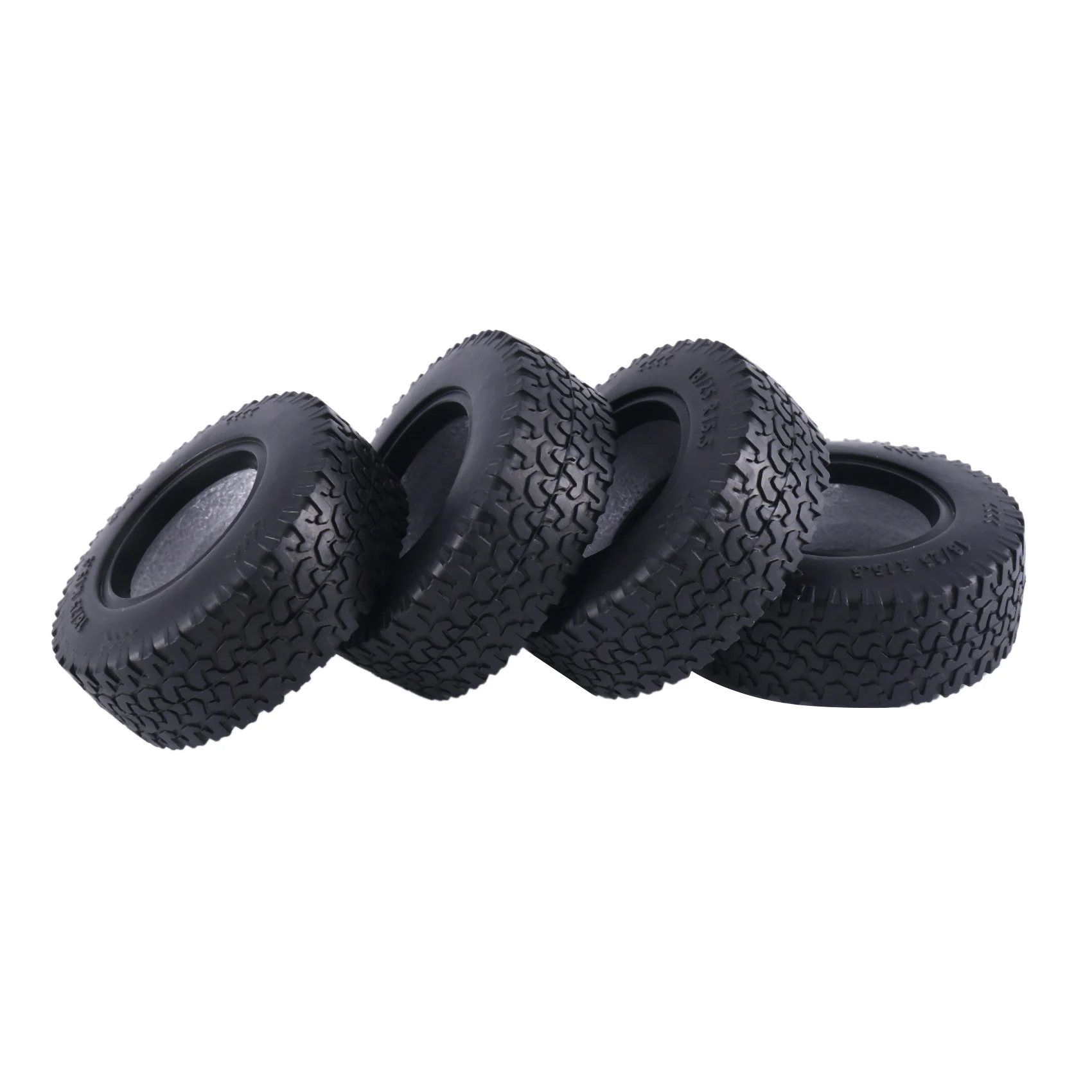 

4PCS 75mm 1.55 Inch Rubber Tire Wheel Tyre for Axial UTB18 Yeti Jr RC4WD D90 TF2 Tamiya CC01 LC70 MST 1/10 RC Car