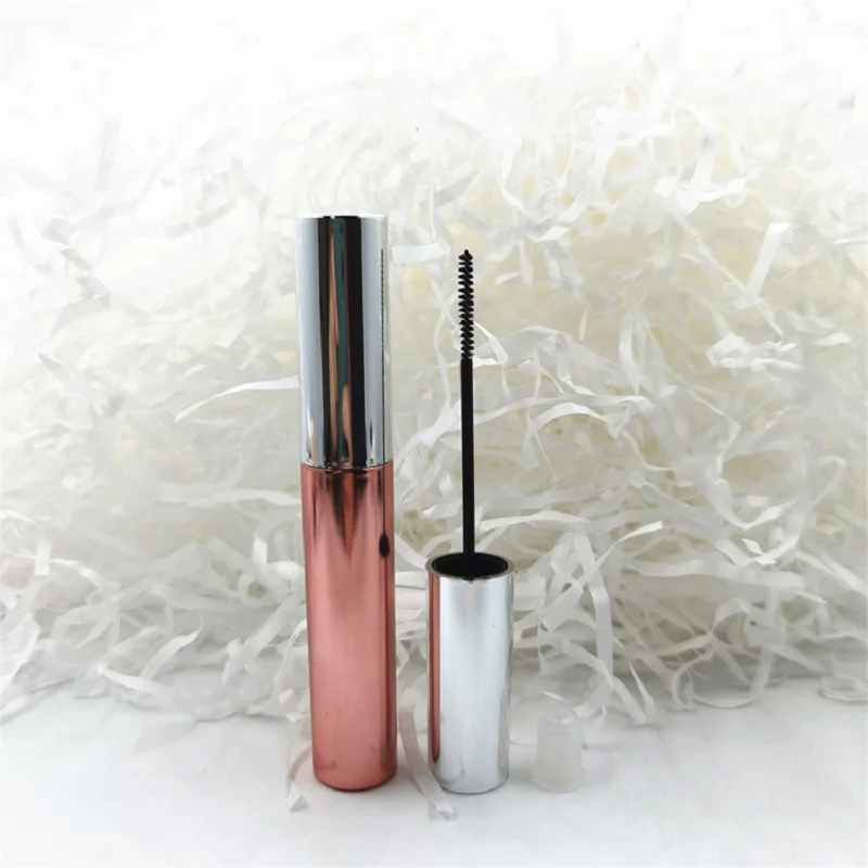 25/50 шт. Cosemtics 10 мл тонкая кисть бутылка для крема ресниц серебряная крышка пустой