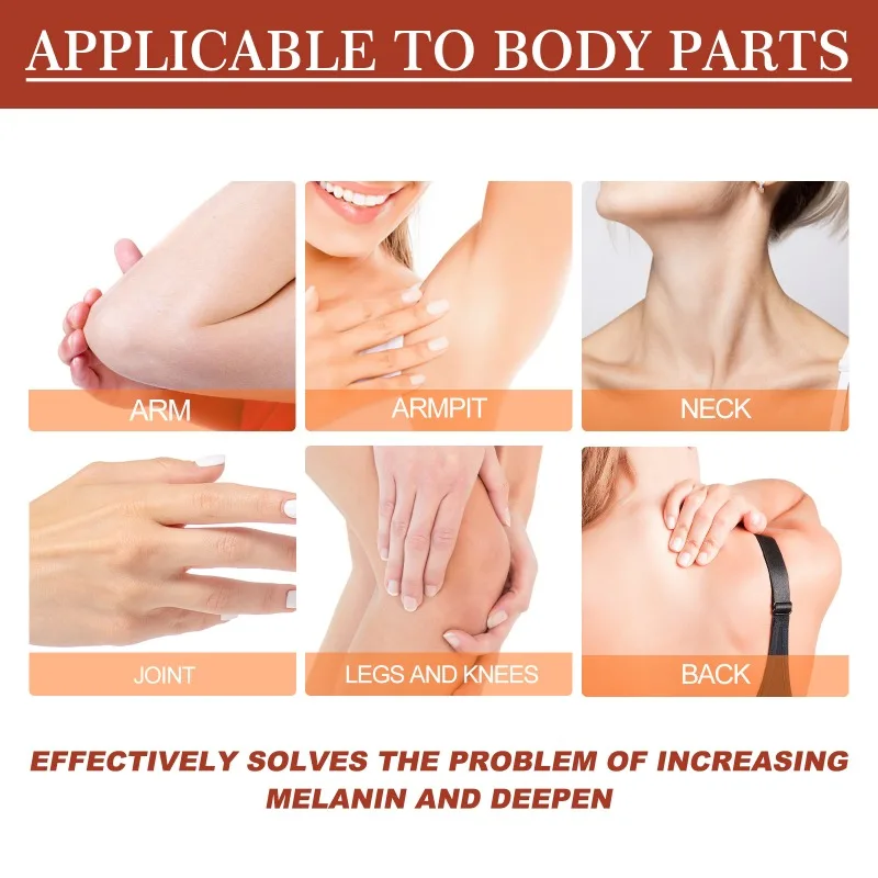 Масло-пилинг Acanthosis Nigricans Органическая отбеливающая Сыворотка для темной кожи