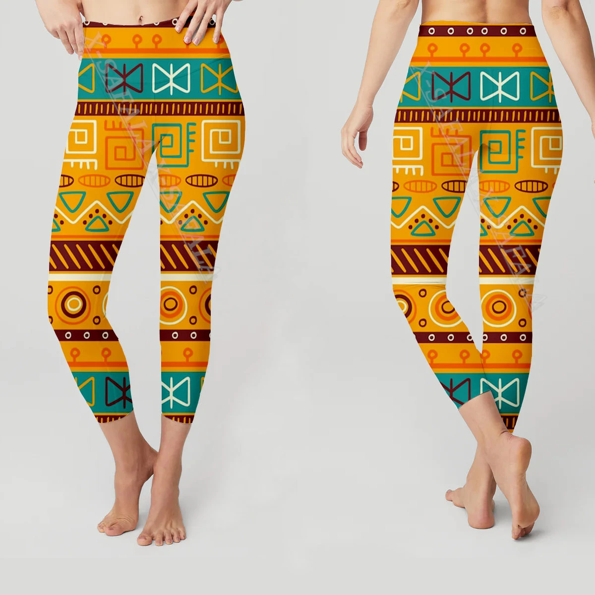 

Africa African Art Artistic 3D All Over Print Legging Tight Fitting Technician Apparel Pants Summer Gift For Women-4