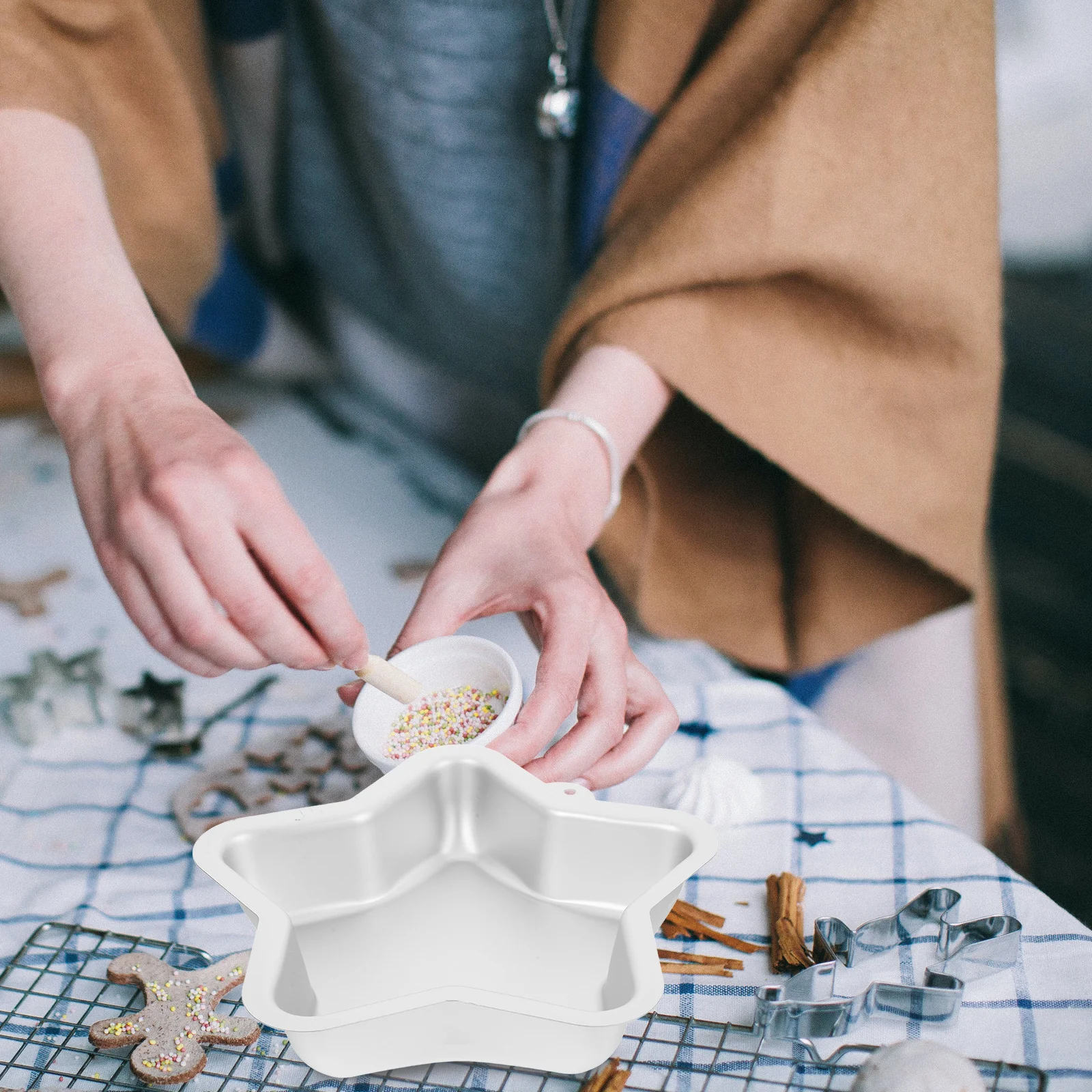 Модель формы для выпечки форма торта с пятиконечной звездой 2400X2300X480CM десерта из