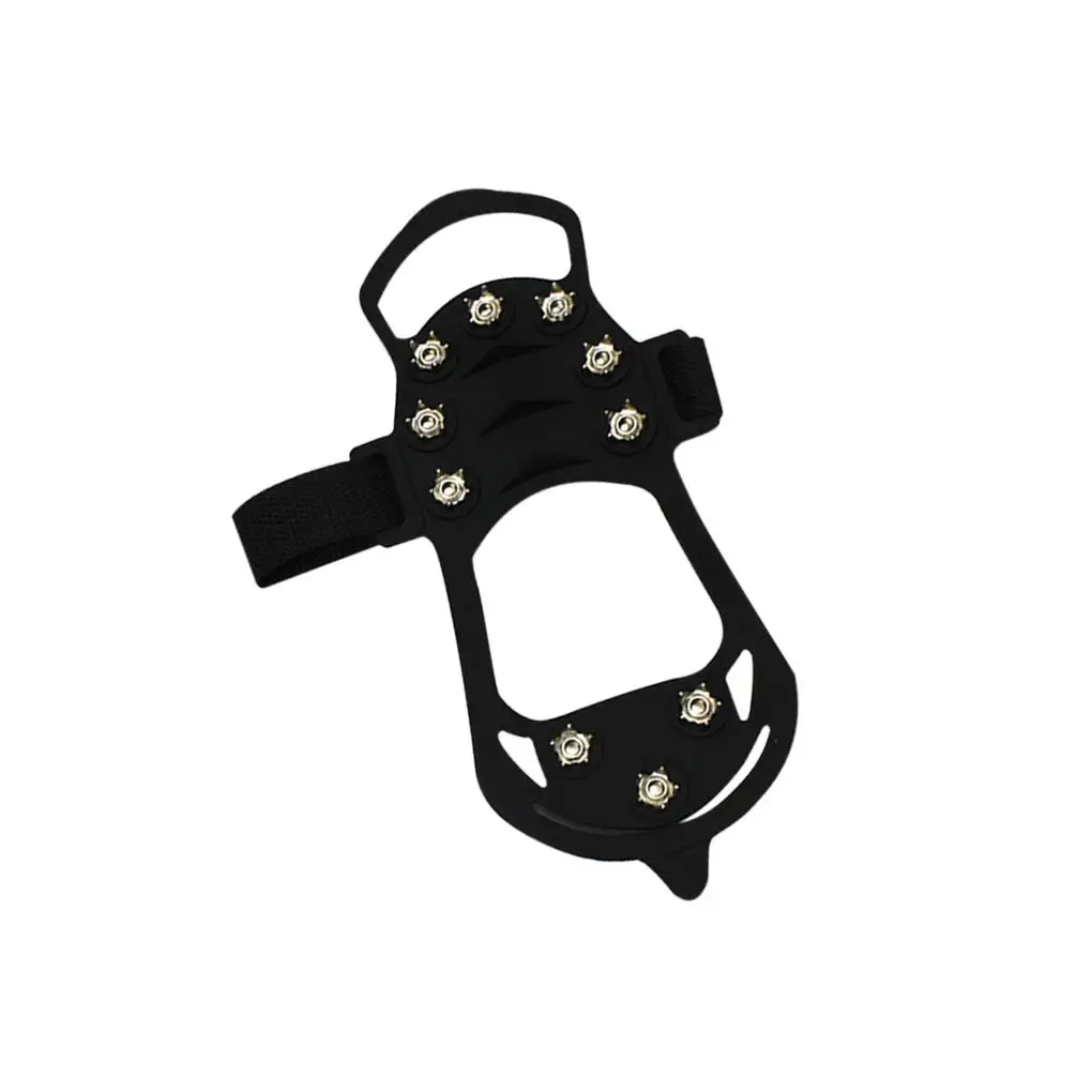 

10-зубчатые альпинистские скобы, зимняя прогулочная обувь, зимняя обувь, противоскользящая обувь, чехлы для обуви из марганцевой стали