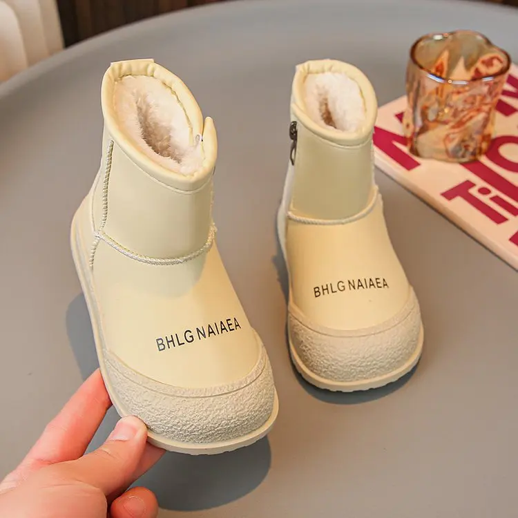 Детские зимние ботинки коллекция 2024 зимняя утепленная непромокаемая теплая