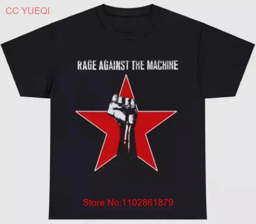 Футболка Rage Against the Machine винтажная унисекс из плотного хлопка в стиле рок 90-х S-5XL