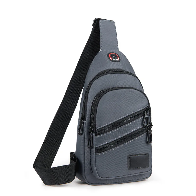 2022 Summer Oxford Riding Sports Men chest bag Outdoor Wearable Man Shoulder bag Solid Casual Man belt pouch New sacoche homme