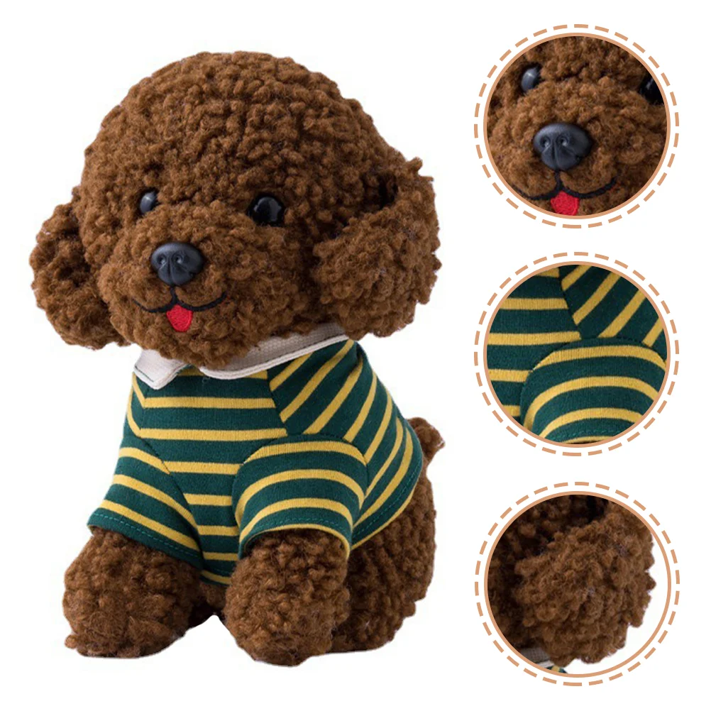 

Plush Dog Stuffed Toy Puppy Animal Toys Animalspoodle Children Dogs Simulation Birthday Adorable Simulated Gift Small Party