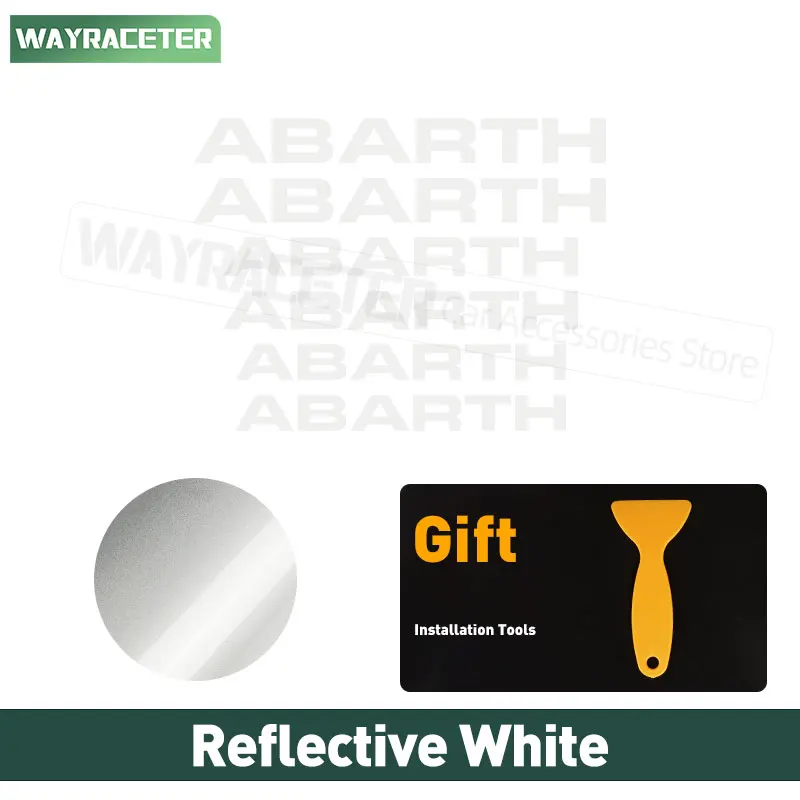 

6 шт., Светоотражающие Водонепроницаемые клейкие Штангенциркули для автомобиля Fiat Abarth 500 595 695 Punto 124 Spider Panda