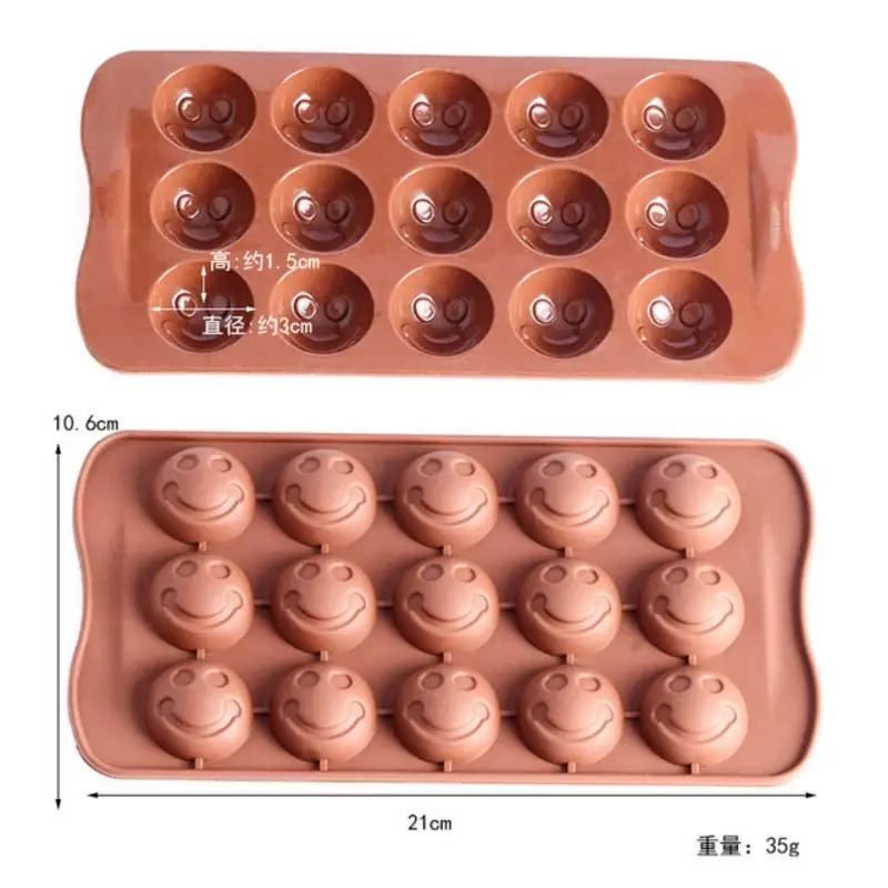 Новая силиконовая форма для шоколада в форме динозавра со смайликом |