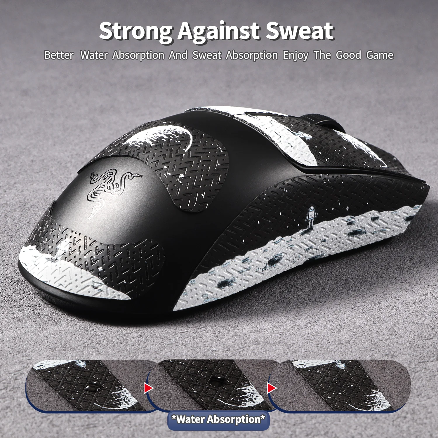 Липкая лента для мыши наклейка Razer Viper V3 HyperSpeed Mouse противоскользящая