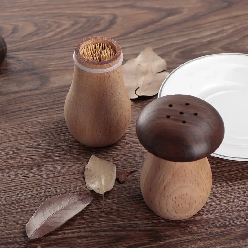 

Креативная коробка для зубочисток в виде грибов, семейный держатель, коробка для хранения зубочисток, контейнер, Диспенсер, кухонные приспособления, декор для стола