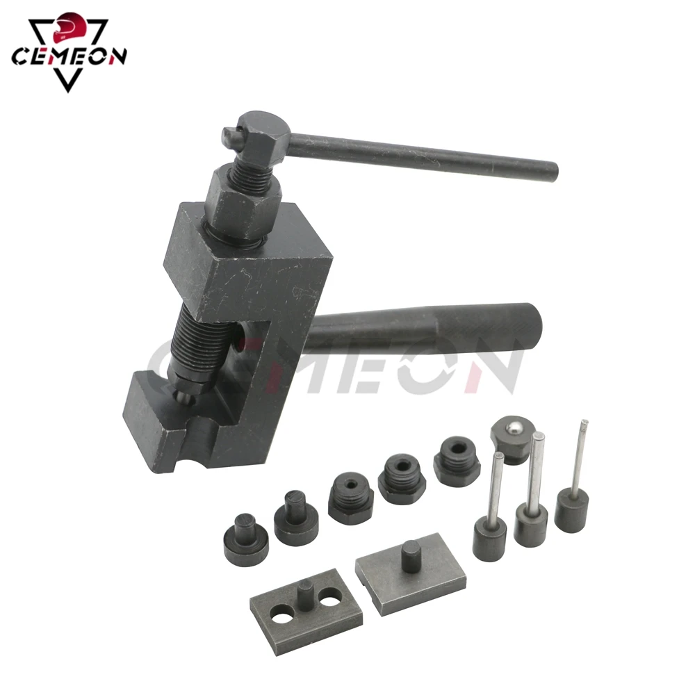 

Motorcycle Bicycle Timing Chain Breaker Separator Link Riveter Disassembly Chain Repair Tool Cutter Universal