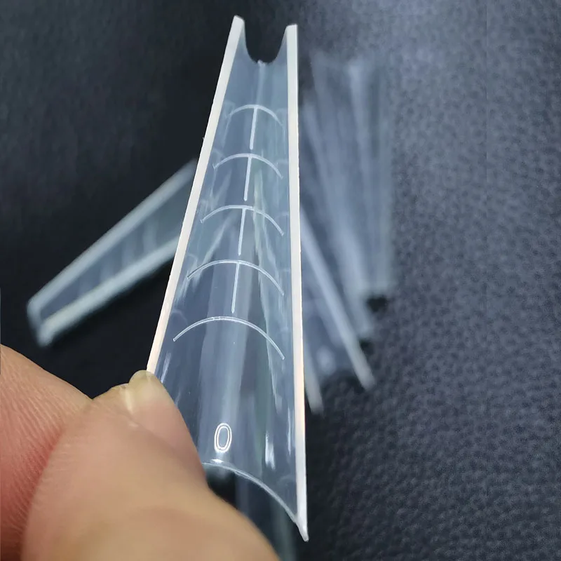 120 шт. двойные формы для ногтей гель наращивания французских накладных Система