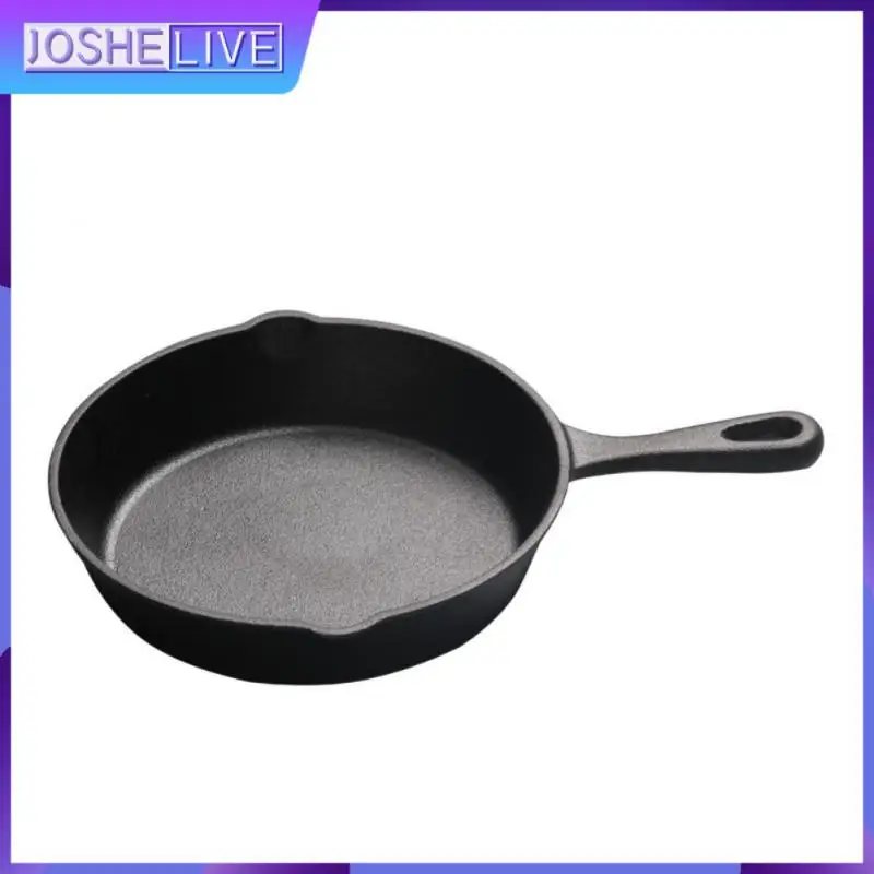 

Кухонная жареная сковорода, железная жареная сковорода, приправленная чугунная сковорода, кухонный инструмент, качественная железная жаре...