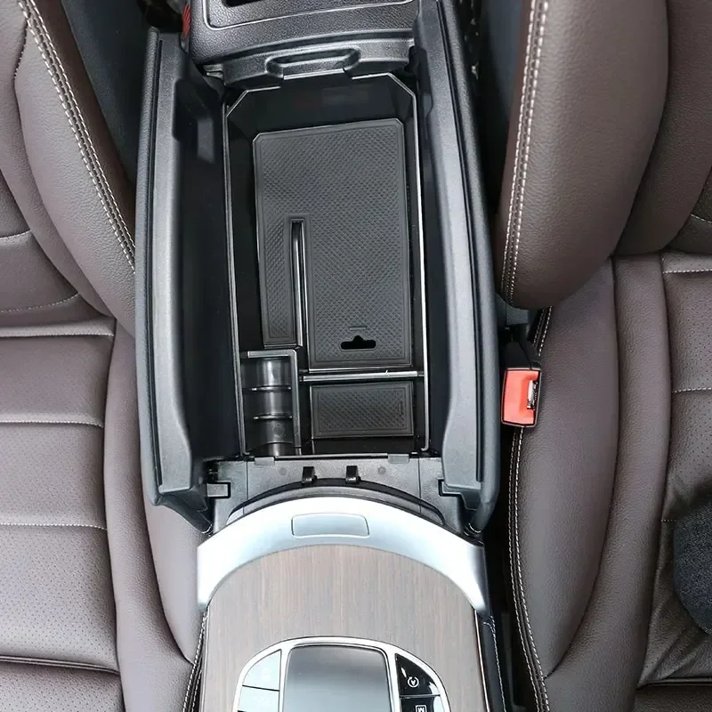 Фото Gao Ruying для Mercedes Benz G Class W463 2019-22 ABS черный автомобильный центральный ящик для хранения дверной телефон перчатка подлокотник автомобильные аксессуары №4