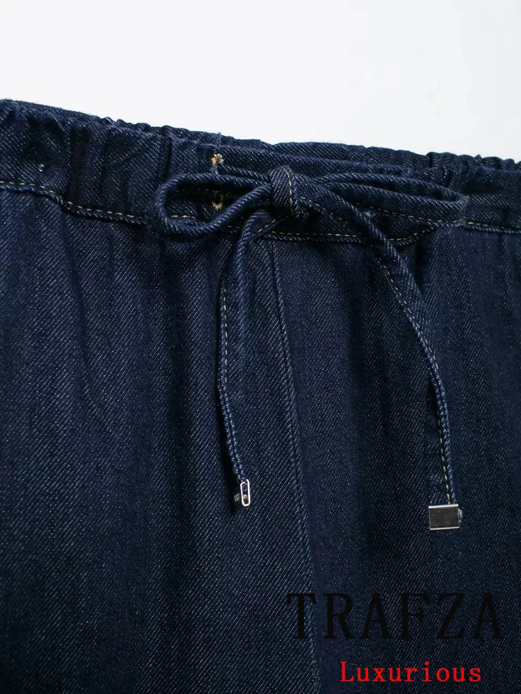 Винтажный шикарный женский ковбойский костюм TRAFZA однобортный свободный жакет с