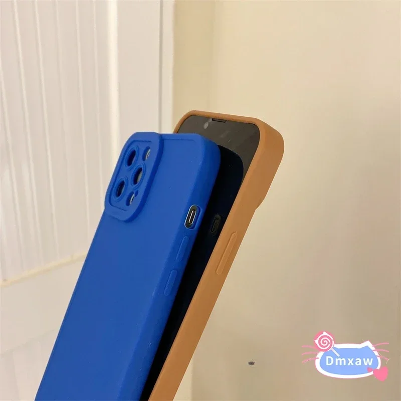 Для Redmi Note 13 Pro 4G Poco M6 10A 10C 9 9A 9C Prime 8 8A однотонный матовый мягкий чехол для телефона