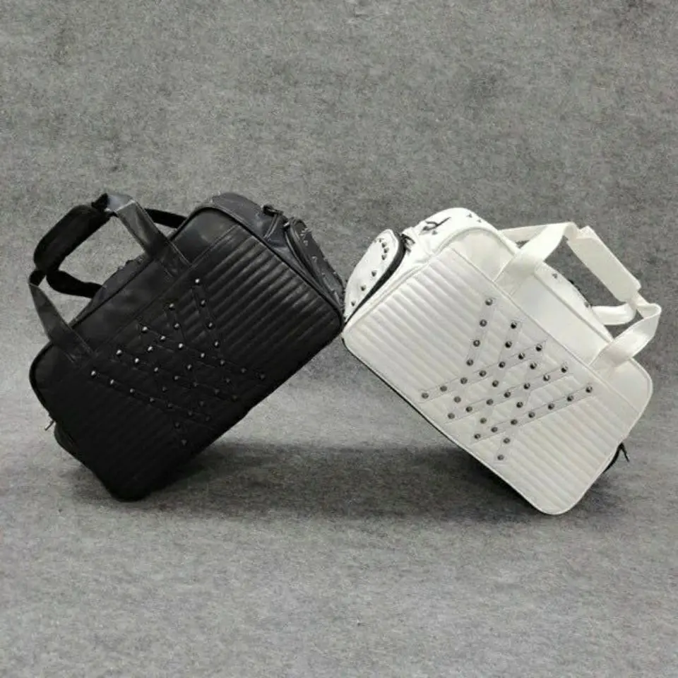 

New Golf Bag Boston Bag Willow Nails Men's and Women's Large Capacity with Shoe Storage Clothes Bag Travel Bag