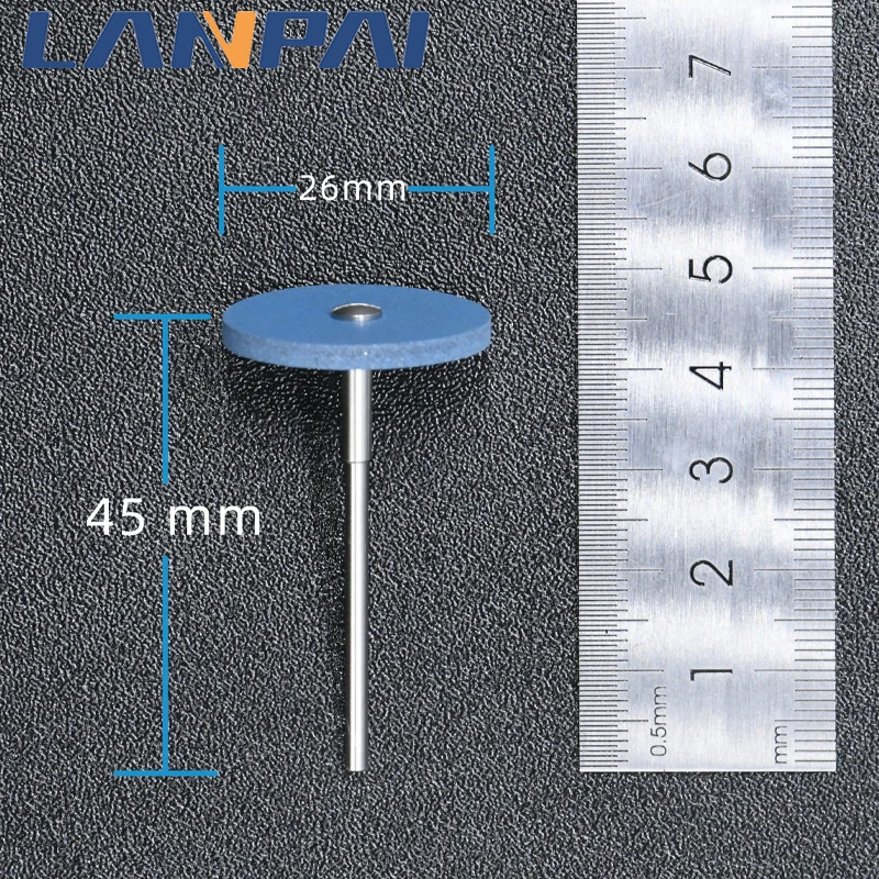 Lanpai Dental Rubber Diamond For Zirconia Glassware Ceramics Polisher  Burs Laboratory Dentist Instruments Tooth Polishing Wheel