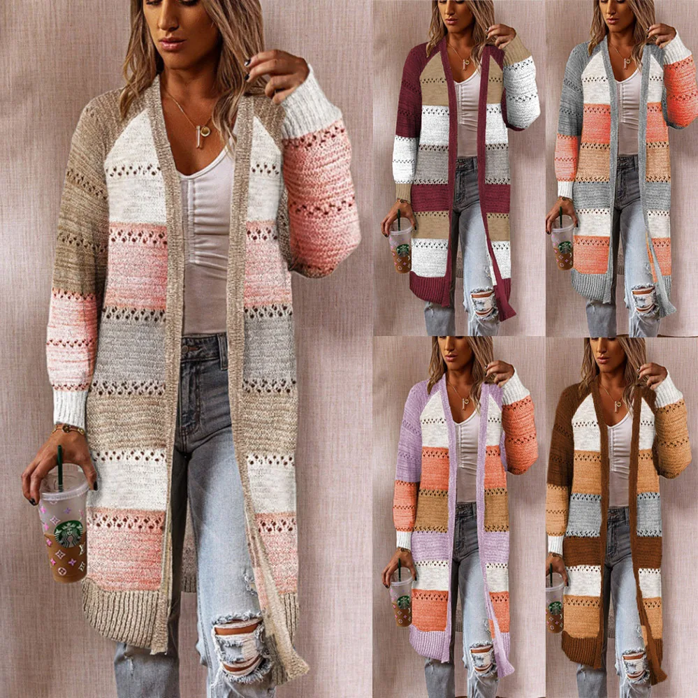 

2022 fashion women's autumn and winter new cardigan sweaters