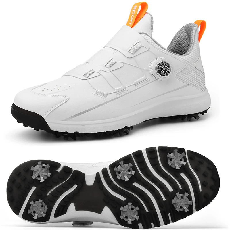 

Мужская водонепроницаемая обувь для гольфа, профессиональная одежда для гольфа, Нескользящие кроссовки для гольфистов, удобная спортивная...