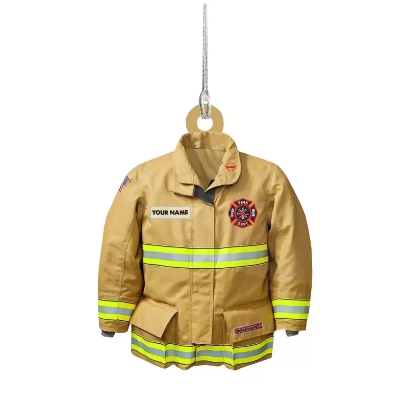 

Creative Firefighter Decoration Acrylic Fireman Helmet Style Pendant School Rewards Ideal Gifts for Men Boys N0HF